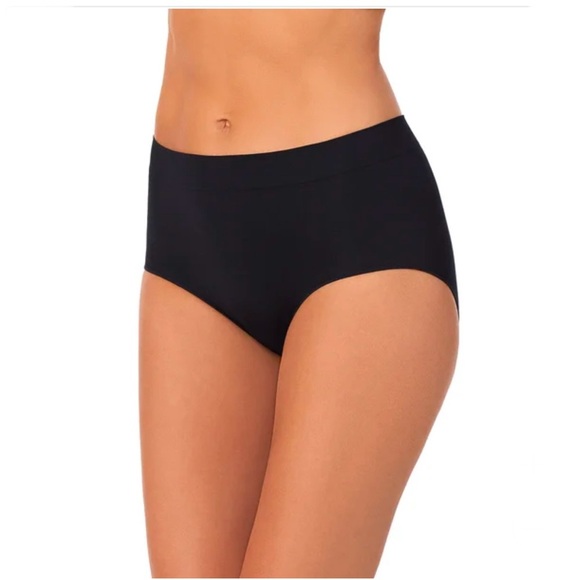 Midnight by Carole Hochman Black Seamless Briefs - 5 Pack Small - Picture 1 of 5